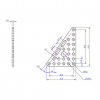 Треугольная пластина из анодированного алюминия Triangle Plate 6*8 (Pair) - «globural.ru» - Саяногорск