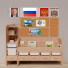 Уголок патриотического воспитания для дошкольников "Россия" Стандартный - «globural.ru» - Саяногорск