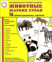 Демонстрационные карточки "Животные жарких стран" - «globural.ru» - Саяногорск