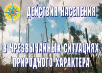 Комплект плакатов "Действия населения в ЧС природного характера" - «globural.ru» - Саяногорск