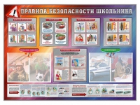 Стенд-уголок "Правила безопасности школьника" - «globural.ru» - Саяногорск