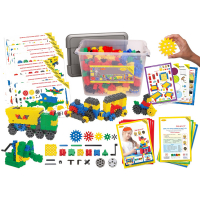 Конструктор STEM «Комбинированный» 480 деталей - «globural.ru» - Саяногорск