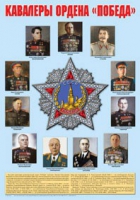 Плакат "Кавалеры ордена «Победа»" - «globural.ru» - Саяногорск