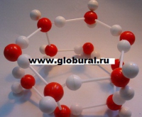 Модель "Кристаллическая решетка льда" (демонстрационная) - «globural.ru» - Саяногорск