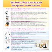 Стенд "Техника безопасности на уроке технологии" - «globural.ru» - Саяногорск