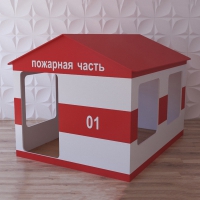 Детский игровой домик «Пожарная служба» - «globural.ru» - Саяногорск