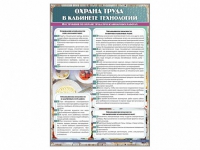 Стенд "Охрана труда в кабинете технологии" - «globural.ru» - Саяногорск