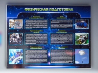Стенд "Физическая подготовка" (вариант 2) - «globural.ru» - Саяногорск