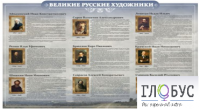 Стенд "Великие русские художники" - «globural.ru» - Саяногорск
