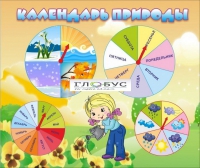Стенд "Календарь природы" (вариант 1) - «globural.ru» - Саяногорск