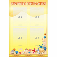 Стенд "Нормы питания" - «globural.ru» - Саяногорск