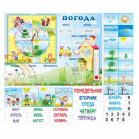Стенд "Погода" с карманами для вставок - «globural.ru» - Саяногорск