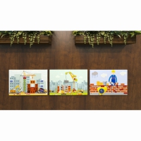 Комплект настенных панелей «Стройка» - «globural.ru» - Саяногорск