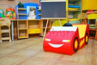 Напольная игрушка "Машинка - гонка" с аппликацией (ВИК) - «globural.ru» - Саяногорск