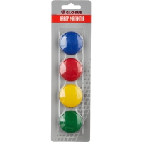 Набор магнитов круглых (4 штуки) - «globural.ru» - Саяногорск