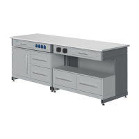 Стол лабораторный демонстрационный с электрическими розетками, автоматами аварийного отключения тока - «globural.ru» - Саяногорск