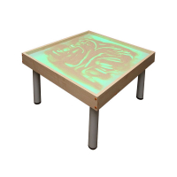 Столик на ножках для рисования песком Радуга. Подсветка RGB - «globural.ru» - Саяногорск
