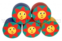 Пуфик «Солнышко» d=60*30см (ВИК) - «globural.ru» - Саяногорск