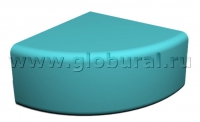 Угловой пуфик 60*60*32см (ВИК) - «globural.ru» - Саяногорск