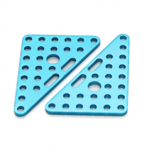 Треугольная пластина из анодированного алюминия Triangle Plate 6*8 (Pair) - «globural.ru» - Саяногорск