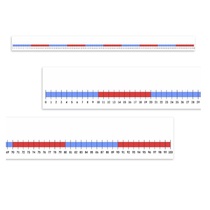 Нумирошка. Числовая прямая 0-100 по методике Нумикон - «globural.ru» - Саяногорск