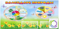 Стенд "Календарь природы" (вариант 2) - «globural.ru» - Саяногорск
