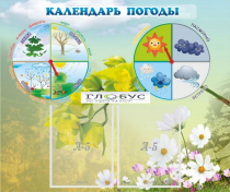 Стенд "Календарь погоды" - «globural.ru» - Саяногорск