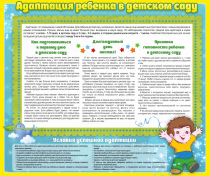 Стенд "Адаптация ребенка в детском саду" - «globural.ru» - Саяногорск