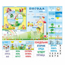 Стенд "Погода" с карманами для вставок - «globural.ru» - Саяногорск