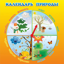 Стенд "Календарь природы" 0.5x0.5 - «globural.ru» - Саяногорск