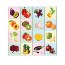 Коврик для логобота Пчелка "Фрукты" - «globural.ru» - Саяногорск