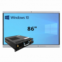 Интерактивная панель 86" (встроенный ПК Win10, Intel i5) - «globural.ru» - Саяногорск