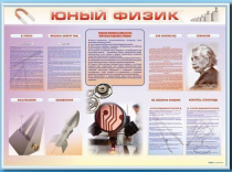 Стенд-уголок "Юный физик" - «globural.ru» - Саяногорск