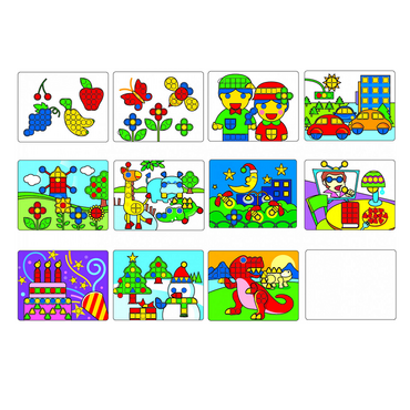 Рабочие карточки для набора "Геометрической фигуры" - «globural.ru» - Саяногорск