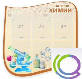 Стенд "На уроке химии" (вариант 2) - «globural.ru» - Саяногорск
