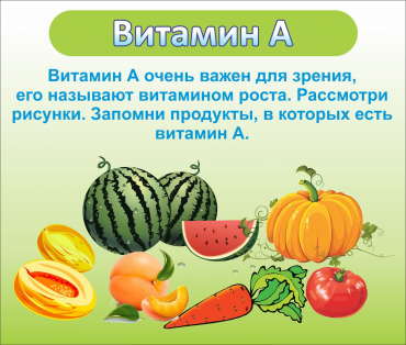 Стенд "Витамин А" - «globural.ru» - Саяногорск
