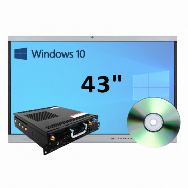 Интерактивная панель 43" (встроенный ПК, Win10) - «globural.ru» - Саяногорск
