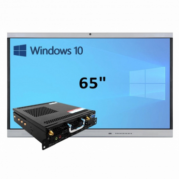 Интерактивная панель 65" (встроенный ПК Win10, Intel i5) - «globural.ru» - Саяногорск